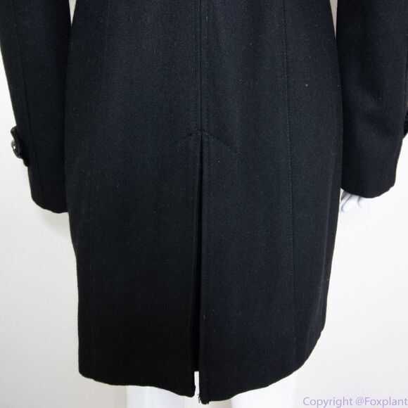 Keneth Cole women's wool blend black coat, size 8 - Picture 7 of 16
